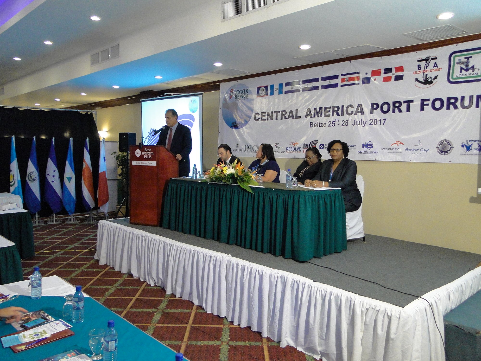 Presiding Ceremony-of-inauguration-XXXIX-REPICA-Belize-2017